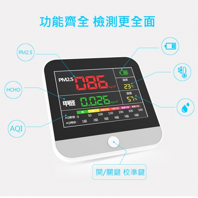 空氣品質檢測儀 PM-100 2